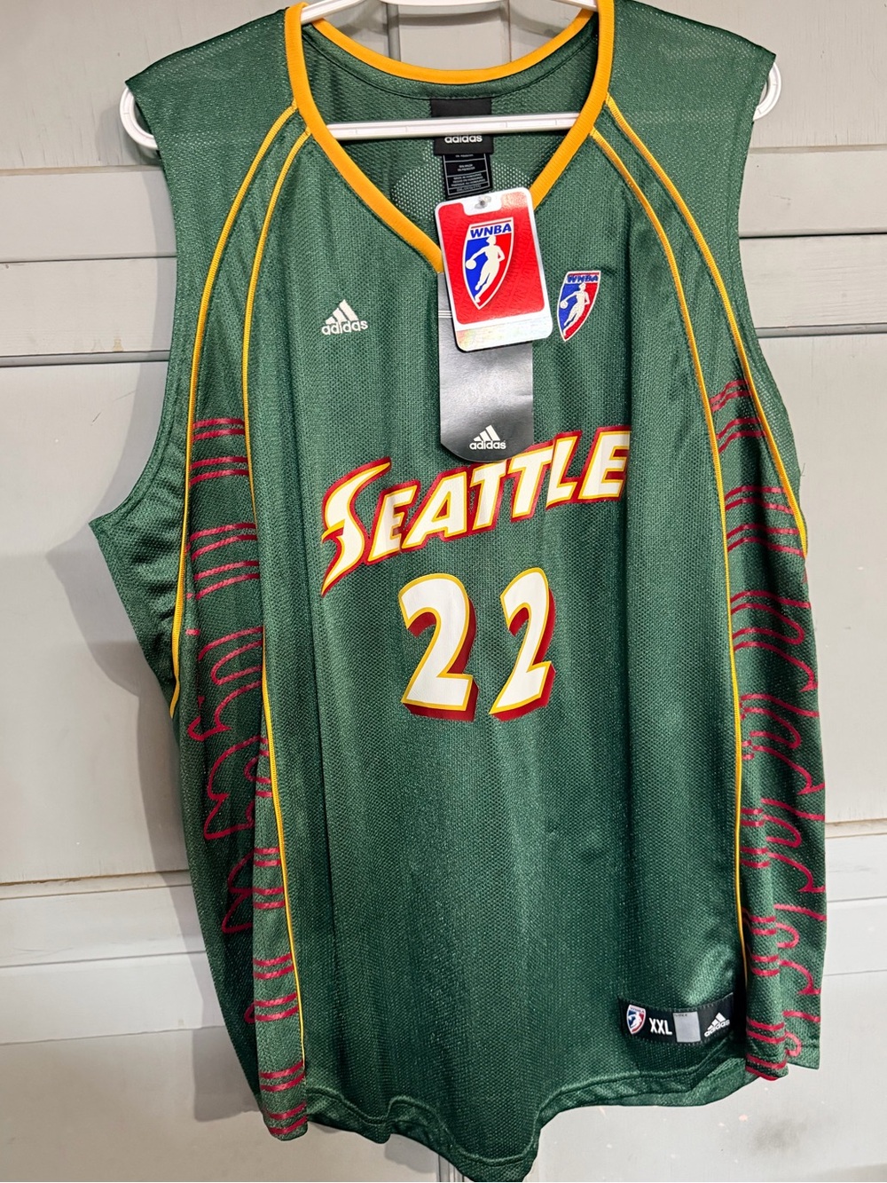 Vintage Sheryl Swoops Adidas Seattle Storm #22 WNBA Jersey